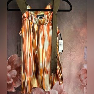 Orange and Yellow watercolor AB Studio Top Size S